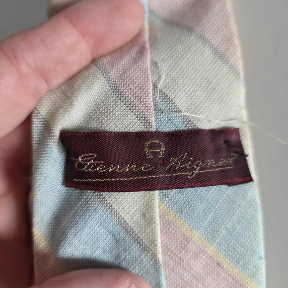 Etienne Aigner Classic Pastel Tie - Picture 2 of 6